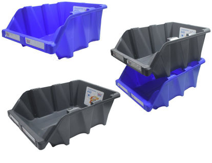 Foto de Organizatodo Apilable Azul REY #40 OGX045800 Larg48.7XAnc31.2XAlt19.5 cms