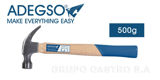 Foto de Martillo 500 grs/ 16 onz AD-20061 ADEGSO mango Madera (6) (36)