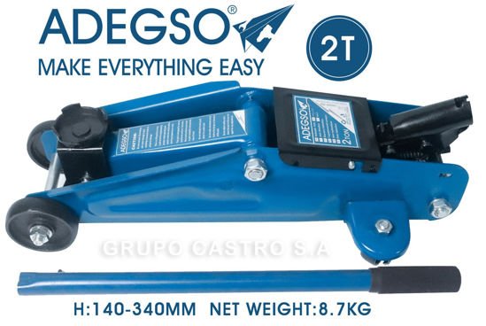 Foto de Gata Hidraulica 2 toneladas 4 ruedas AD-60061 ADEGSO (1)
