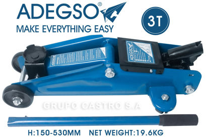 Foto de Gata Hidraulica 3 toneladas 4 ruedas AD-60062 ADEGSO (1)