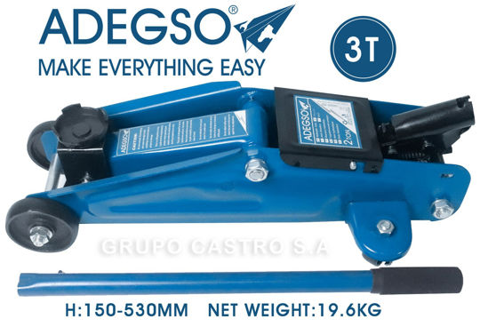 Foto de Gata Hidraulica 3 toneladas 4 ruedas AD-60062 ADEGSO (1)