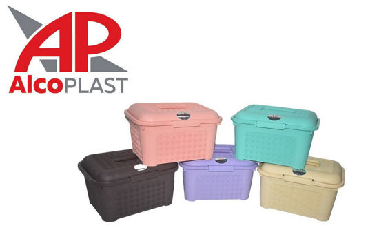 Foto de Caja Ratan 6 ltrs rectang APG1112 23.5anc,17alt,29.5 lar cms Alcaplast (24)