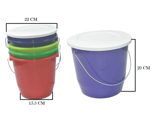 Foto de Cubeta 5 ltrs c/tapa 20alt,22diam cms AA11120R Megaplast (28)