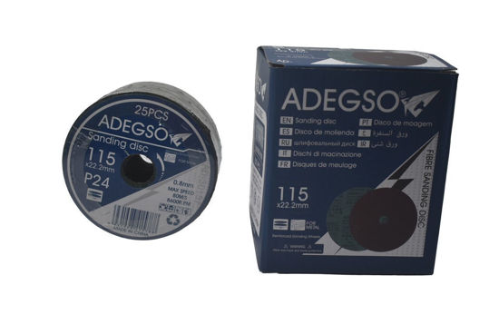 Foto de Disco Flap 25 pcs metal 4.5" 115X22.2mm P24 AD-30157 ADEGSO(2) (40)