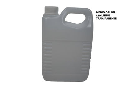 Foto de Envase 1/2 galon 1.89 Ltrs Rectang 83g Transparente c/t plug GT1002343 Plastimax (47)