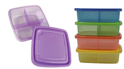 Foto de Hermetico Divisiones Cuadrado Doriplast 18.3x5.9cms (48)
