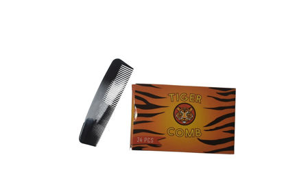 Foto de Peine Tiger Plastico Set 24 Negro/blanco 12,5 larg x 3,2 cms (2160) Doriplast
