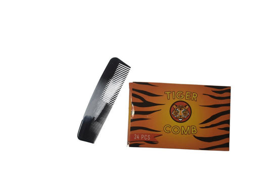 Foto de Peine Tiger Plastico Set 24 Negro/blanco 12,5 larg x 3,2 cms (2160) Doriplast