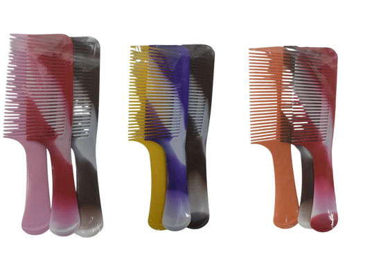 Foto de Peine Cola Plastico Set 3 pcs  21 larg x4.5ancX 0.6 cms Doriplast (144)
