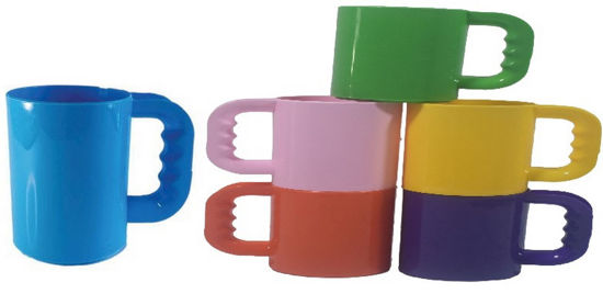 Foto de Jarra / Taza  Plast Pocillo 350 ml 10 alt,8diam cms Doriplast (24)