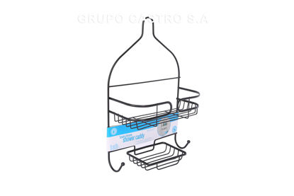 Foto de Porta Ducha P37334 Metal Luxury Chrome 38alt,10fon,25an cms