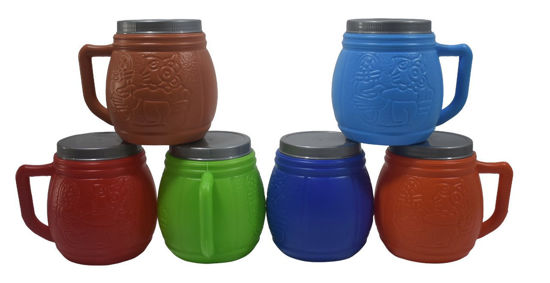 Foto de Tarro Maya 1.1 Ltrs 13,40alt,15.50diam cms Plastikito SP009P (72)