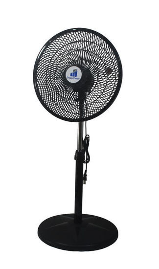 Foto de Ventilador Pie 14" GRUPO CASTRO Negro 5 Aspas- malla plastica (4)