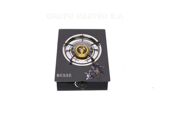 Foto de Estufa Gas 1 Quem. Chispa P432410 Vidrio Temp BESSE 37x27.5x9.5 cms
