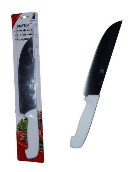 Foto de Cuchillo Cacha Blanca Blister 7" HUIHANG NBE28916 (240)