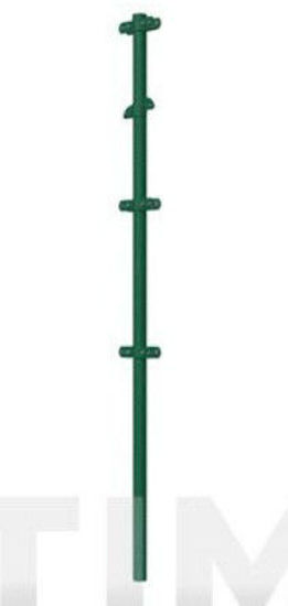 Foto de Postes P/Cerca Verde Cilindro Acero 2.30 mtrs alto/5 cms grueso O672896