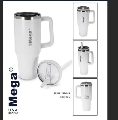 Foto de Jarra Termica Mega C/Pajilla 1.2 Ltrs MHML120PCHS Acero Inox.(6)