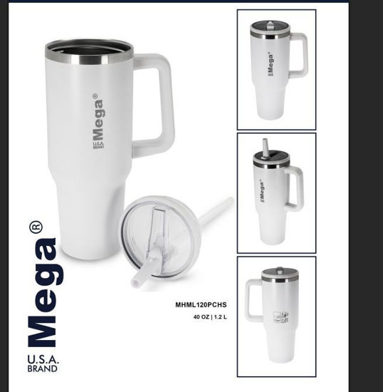 Foto de Jarra Termica Mega C/Pajilla 1.2 Ltrs MHML120PCHS Acero Inox.(6)