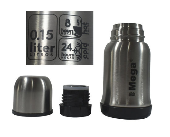 Foto de Termo p/cafe 0.15 ltrs acero Inox MEGA TB015 (12)