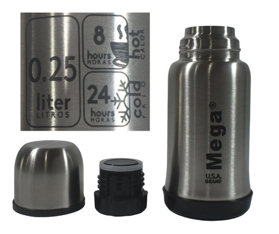 Foto de Termo p/cafe 0.25 ltrs Acero Inox MEGA TB025 (12)