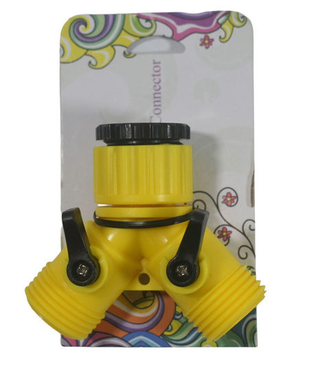 Foto de Conector Lavadora "Y" Plastico P3H35617 1/2"x3/4" (500)
