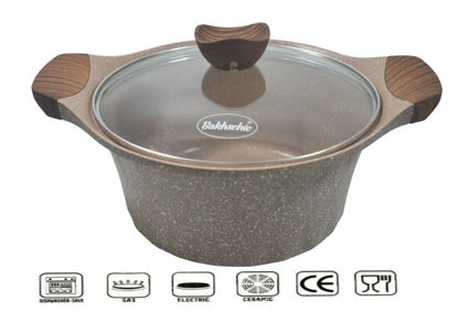 Foto de Olla Aluminio estilo granito BAKHSEHIE 20 cms c/t N962401 (2)