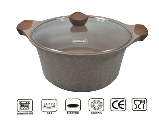 Foto de Olla Aluminio estilo granito BAKHSEHIE 15 cms alt x  28 cms anch. c/t N962401 (2)