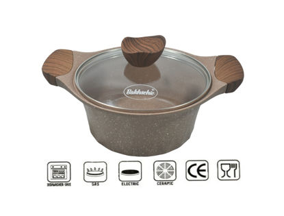 Foto de Olla Aluminio estilo granito BAKHSEHIE 15 cms alt x  24 cms anch. c/t N962401 (2)