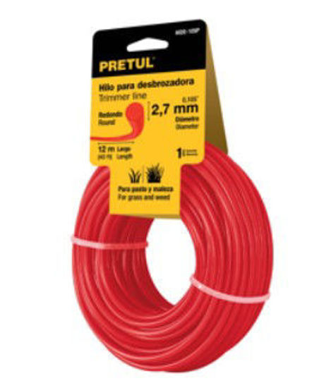 Foto de CUERDA P/ORILLADORA CESPED 2.7MMX12MTS HIDE-105P 20025 PRETUL