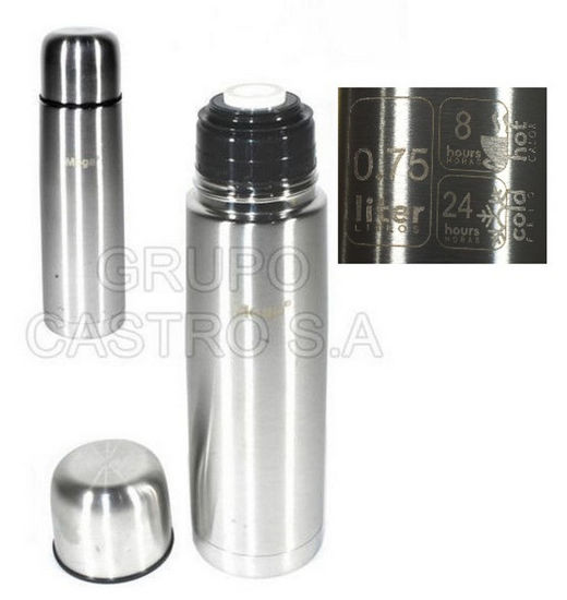 Foto de Termo p/cafe Acero Inox 0.75 ltrs MEGA MSL075 (12)