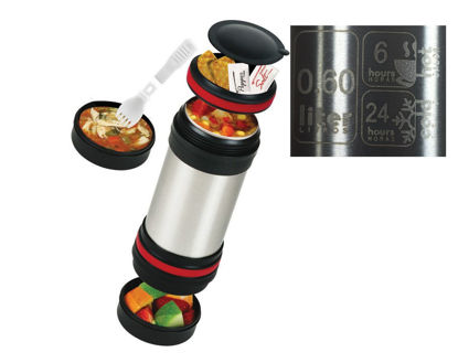 Foto de Termo p/comida Acero Inox 0,60 ltr MEGA MM060W (12)