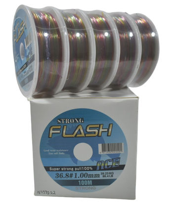 Foto de Hilo Nylon Pesca FLASH 1.00 mm (39,23 kg-86,4 lbs) 100 mtrs N7J3222 (5) (100)