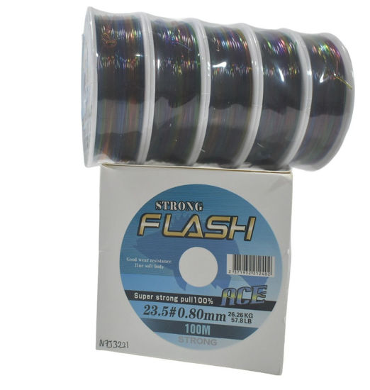 Foto de Hilo Nylon Pesca FLASH 0.80 mm (26,26 kg-57,8 lbs) 100 mtrs N7J3221 (5) (250)