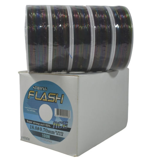 Foto de Hilo Nylon Pesca FLASH 0.70 mm (20,65 kg-45,5 lbs) 100 mtrs N7J3220 (5) (2500)