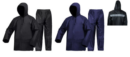 Foto de Capa moto negra-azul 2 pcs-zipper M7S321 XXL/XXXL (20)