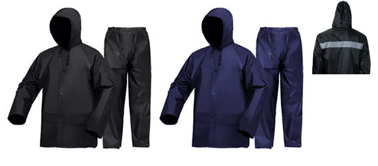 Foto de Capa moto negra-azul 2 pcs-zipper M7S321 XXL/XXXL (20)