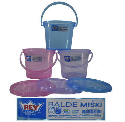 Foto de Balde Miski 900ml c/t BLX070000 Reyplast 11x13 cms (480) 