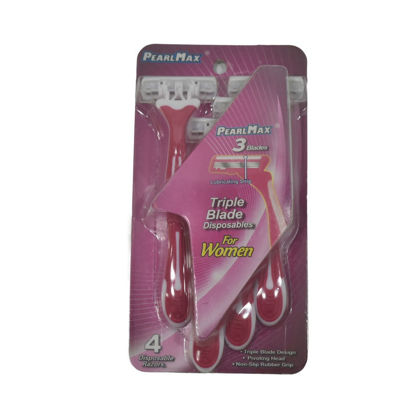 Foto de Set 4 prestobarba 3hojas women PM-2203 pearlmax
