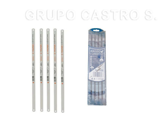 Foto de Hoja Segueta 12"x1/2"x18T Set 10 pcs 30mm  AD-10250 18 Dientes ADEGSO (100)