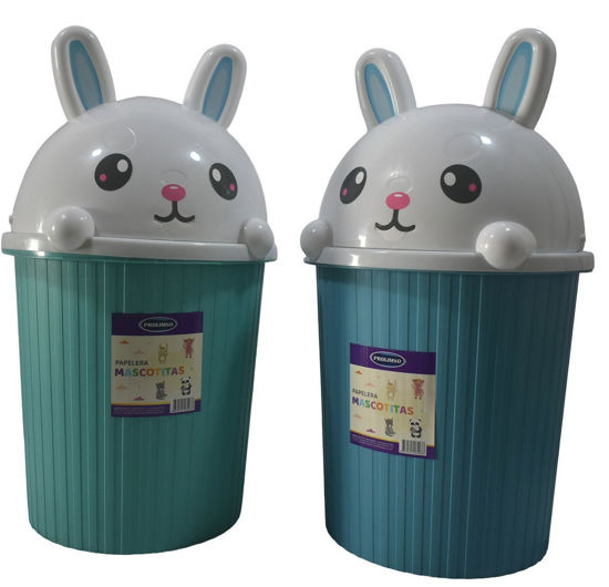 Foto de Papelera CONEJO PANS01 10 ltrs 26x48 cms Prolimso (36)