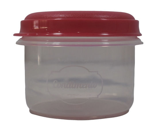 Foto de Hermetico cilindrico (473ml) Condimento 36513 10x10x8 cms Tacoplast Plast