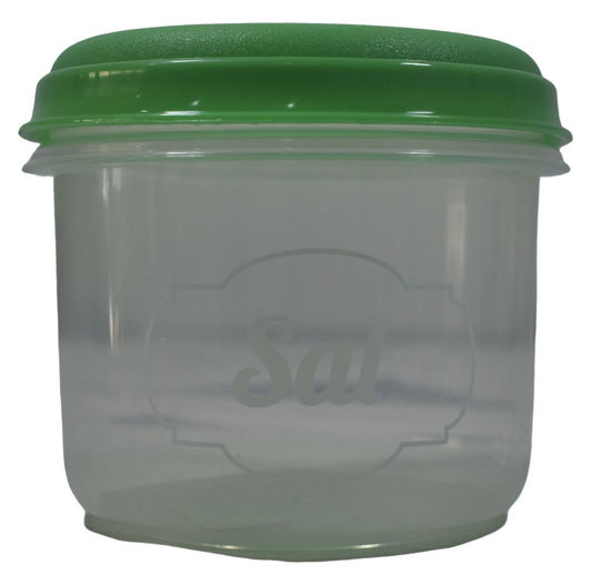 Foto de Hermetico cilindrico (800ML) SAL 4 TAZAS 36521 12X12X10CM  TACOPLAST PLASTICO