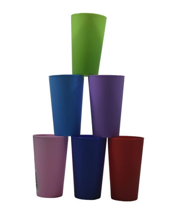 Foto de Vaso Plastico Fresh s/tapa 14onz 400 ml 13x8cms Doriplast (72)