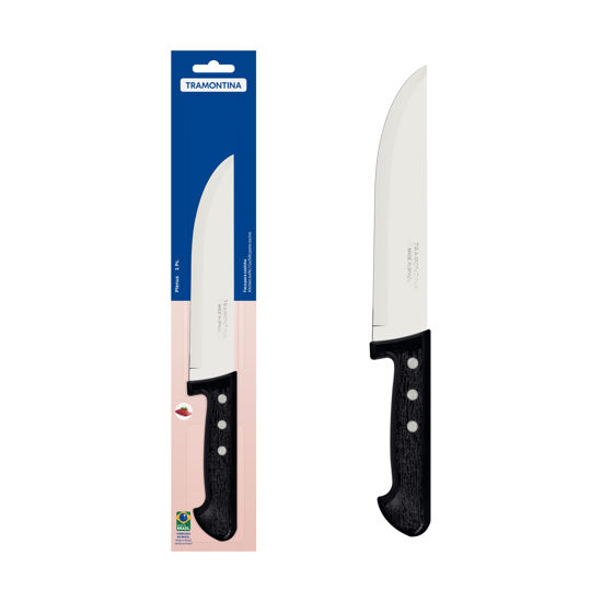 Foto de Cuchillo Tramontina p/plastico #7 18 cms 22921/107 Puño Anatomico BLISTER (60)