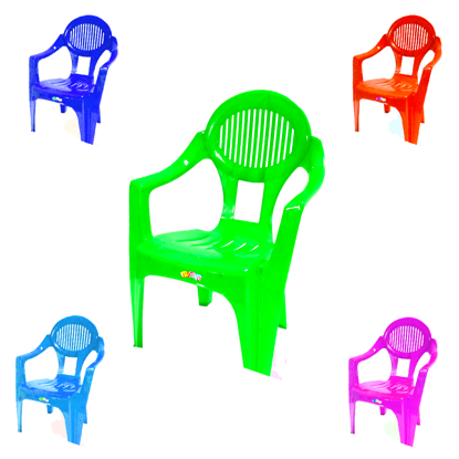 Foto de Silla Infantil c/brazo Neoplast verde aqua 34anc,26 fond,55 alt cms