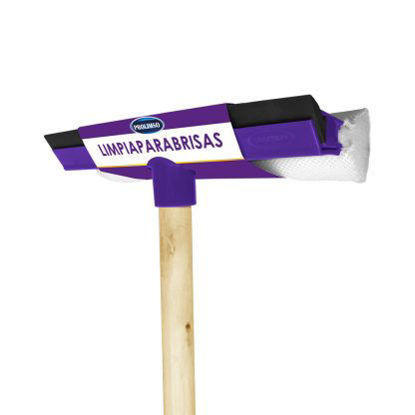Foto de Limpia Parabrisas mango madera LIMP02 Prolimso 21anc,46alt cms (48)
