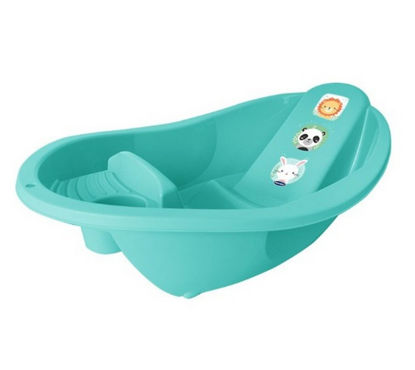 Foto de Bañera bebe Ergonomica Verde Agua  BPB01 Prolimso 25.5ltr 23 alt,80 larg,49 anc(24)