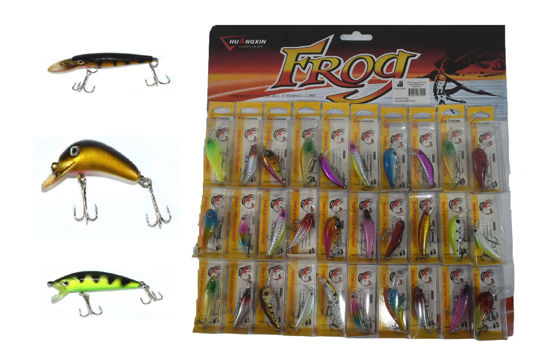 Foto de Anzuelos Señuelo Pesca Set 30 pcs N1D2604 FROG HUANGXIN (30)