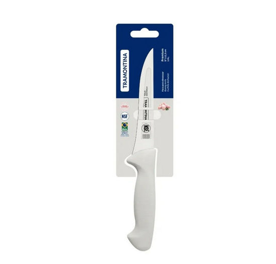 Foto de Cuchillo Tramontina 5" Deshuesar Premium 24471/185 puño blanco Blister (60)