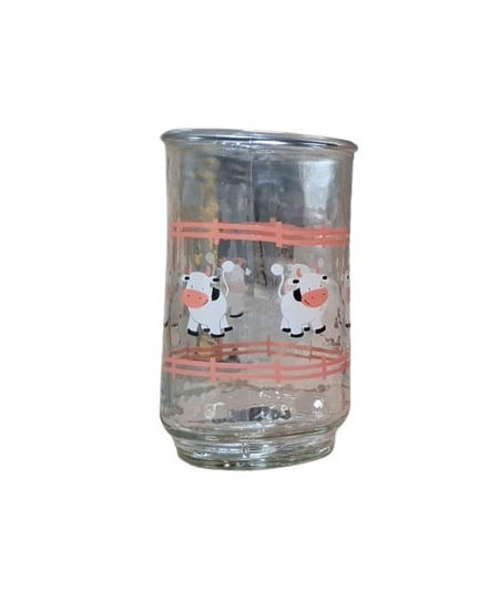 Foto de Vaso vidrio decorado vaca 12 onz OCT-G1012P/BP6